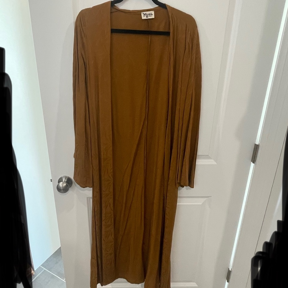 Neutral Silk Duster